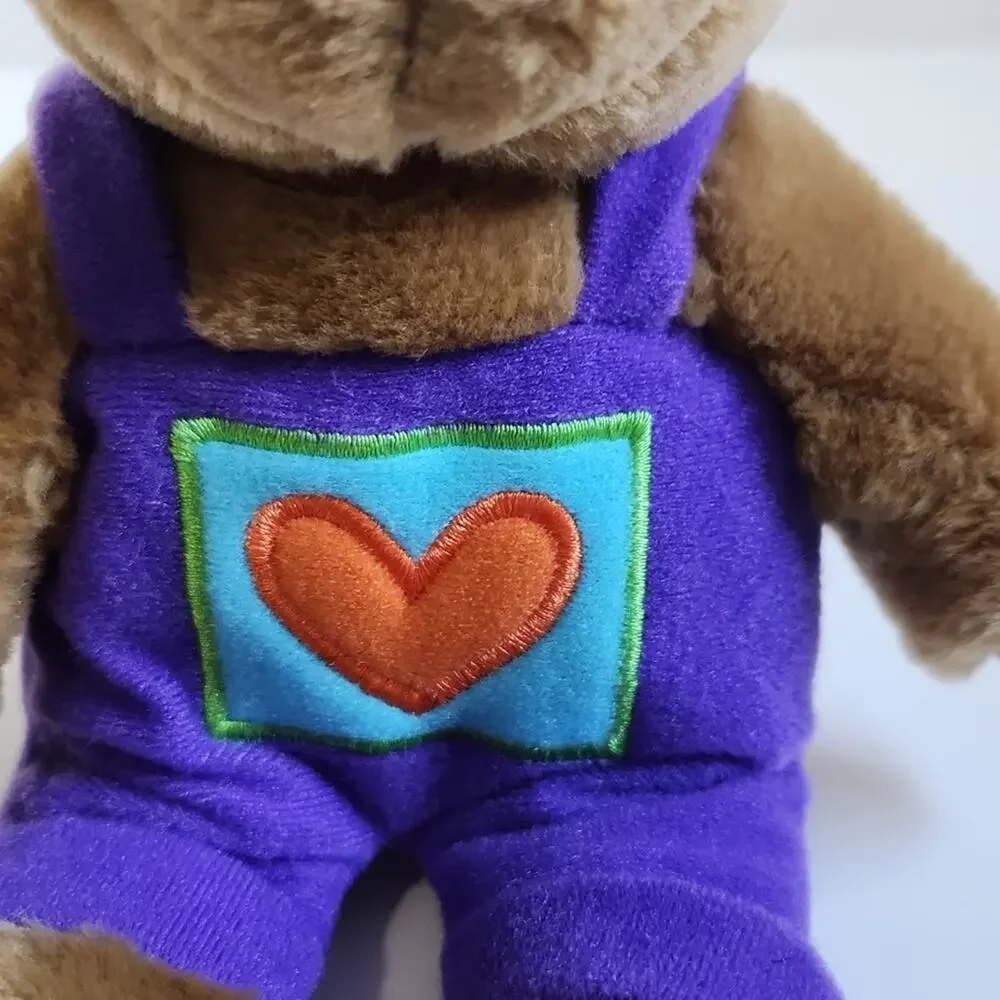 Hallmark Kiss Kiss Brown Bear Movable Head Magnetic Nose Hook &‎ Loop Paws
